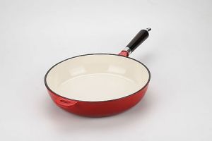 Чугунная керамическая сковорода 28 см ― Телемагазин Краснодар