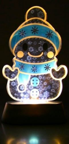 Купить в нашем Телемагазине мерцающий ночник-светильник Снеговик
